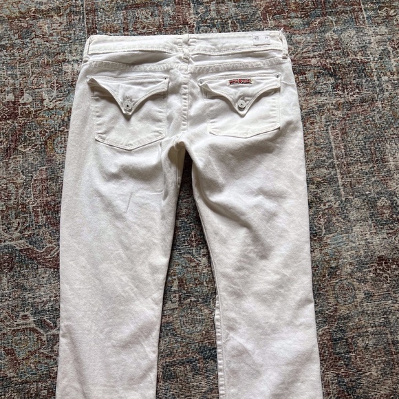 Hudson Cropped White Jeans Size 29 - Picture 1 of 10